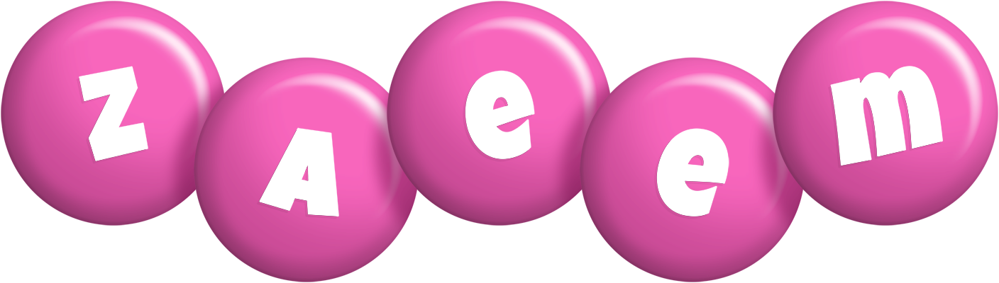 Zaeem candy-pink logo