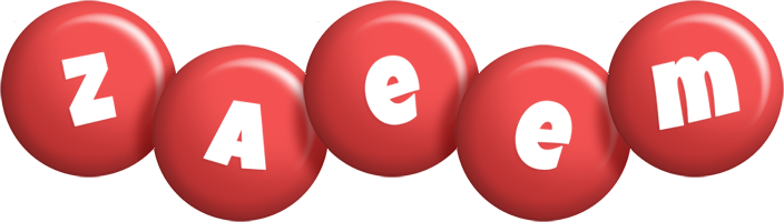 Zaeem candy-red logo