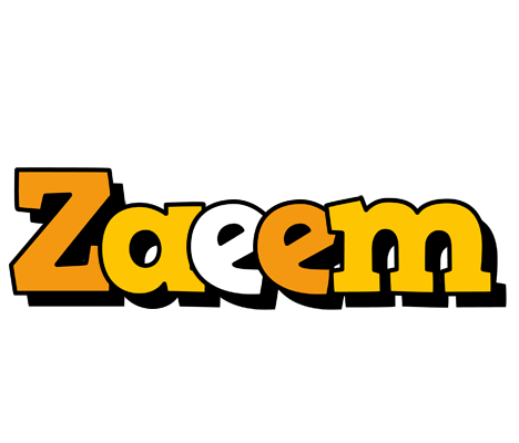 Zaeem cartoon logo