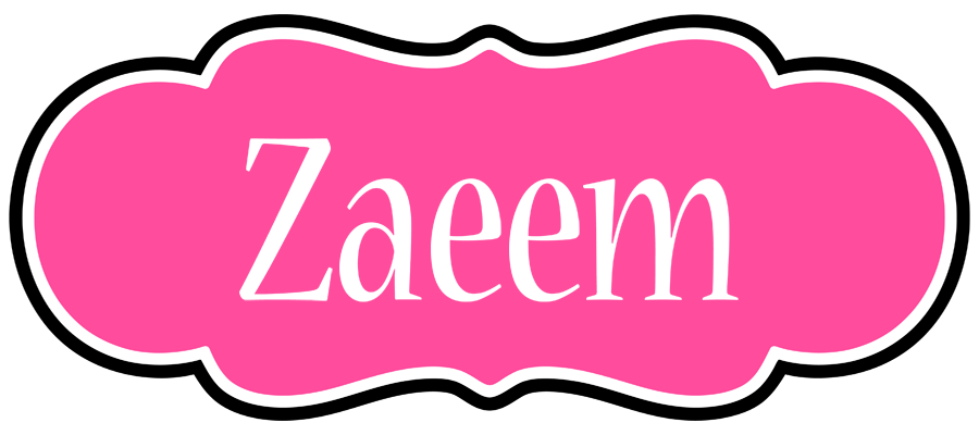 Zaeem invitation logo