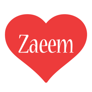 Zaeem love logo