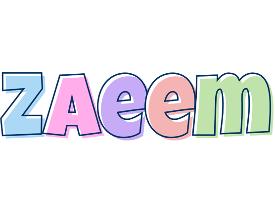 Zaeem pastel logo