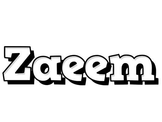 Zaeem snowing logo