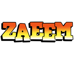 Zaeem sunset logo