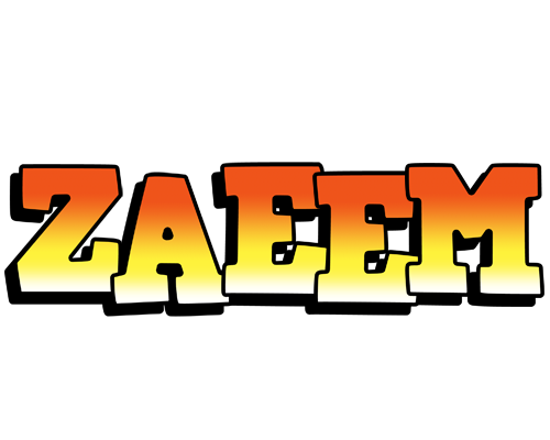 Zaeem sunset logo