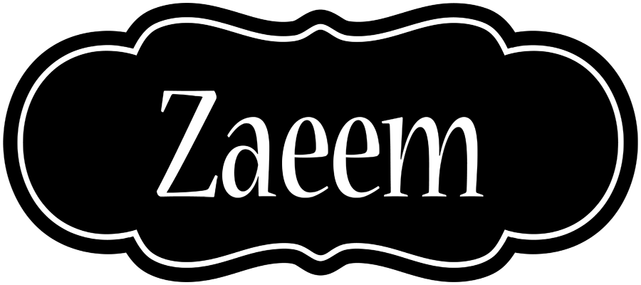 Zaeem welcome logo