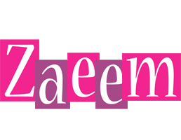 Zaeem whine logo