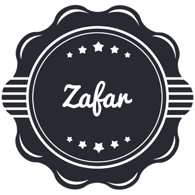 Zafar badge logo