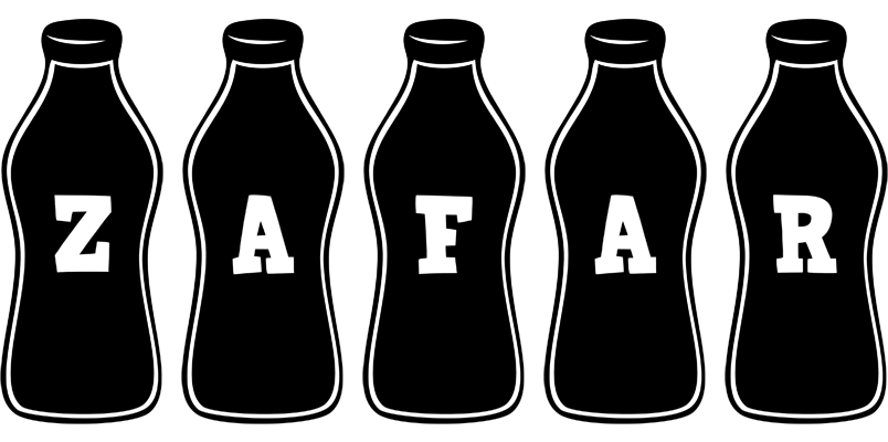 Zafar bottle logo