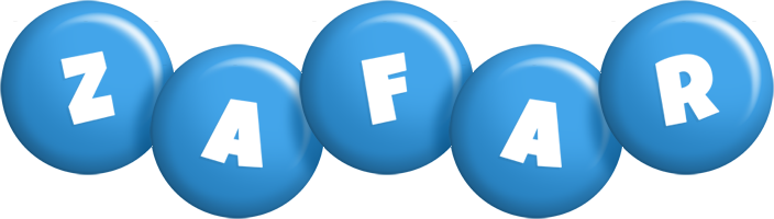 Zafar candy-blue logo