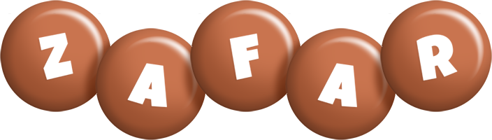 Zafar candy-brown logo