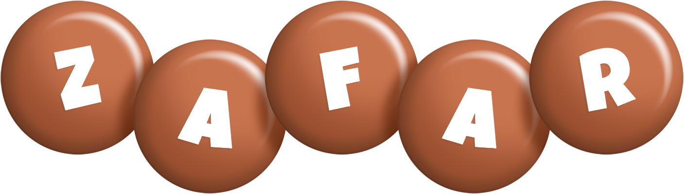 Zafar candy-brown logo