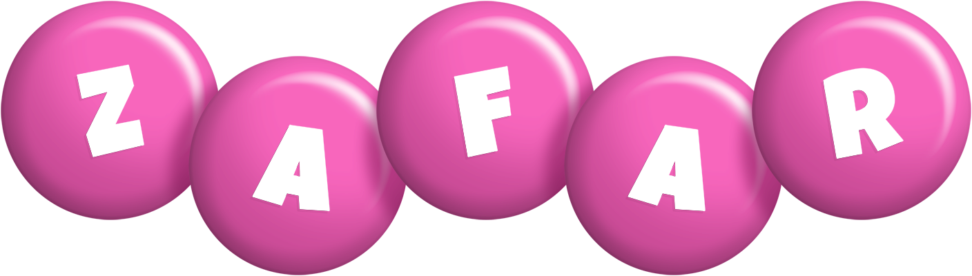 Zafar candy-pink logo