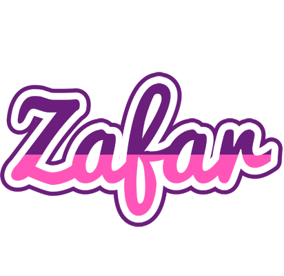 Zafar cheerful logo