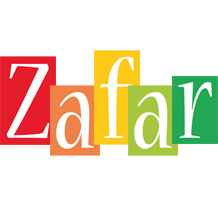 Zafar Logo Name Logo Generator Smoothie Summer Birthday Kiddo Colors Style