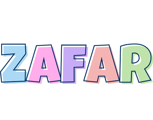 Zafar pastel logo