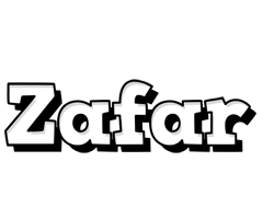 Zafar snowing logo