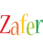 Zafer birthday logo