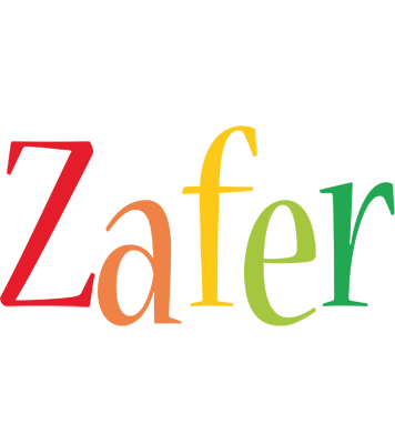 Zafer birthday logo