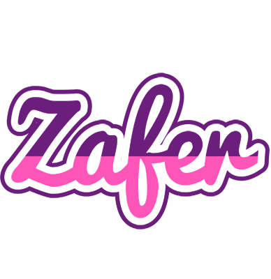 Zafer cheerful logo
