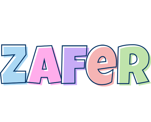 Zafer pastel logo