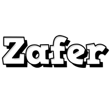 Zafer snowing logo