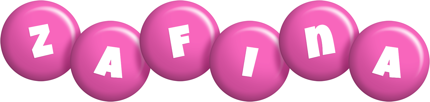 Zafina candy-pink logo