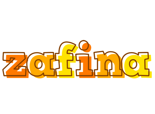 Zafina desert logo
