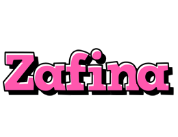 Zafina girlish logo