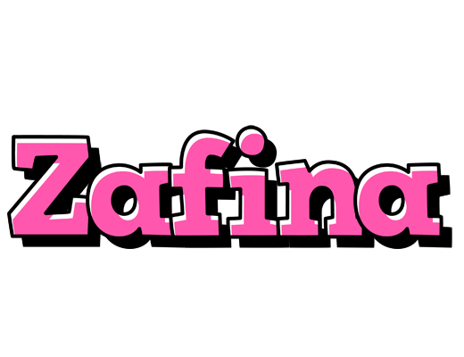 Zafina girlish logo