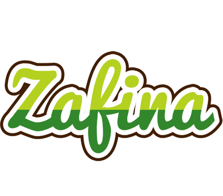 Zafina golfing logo