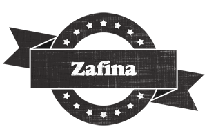 Zafina grunge logo