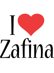 Zafina i-love logo