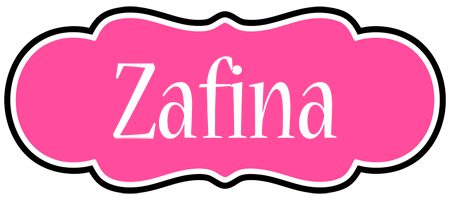 Zafina invitation logo