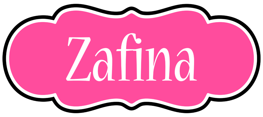 Zafina invitation logo