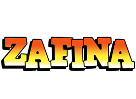 Zafina sunset logo