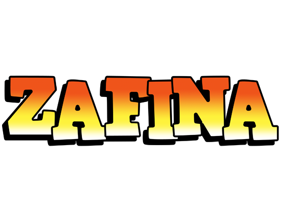 Zafina sunset logo
