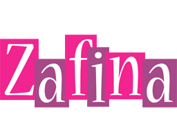 Zafina whine logo