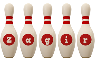 Zagir bowling-pin logo