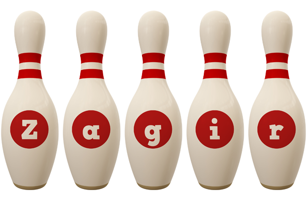 Zagir bowling-pin logo