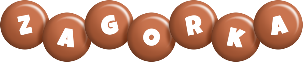 Zagorka candy-brown logo