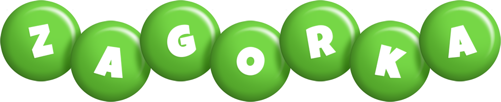 Zagorka candy-green logo