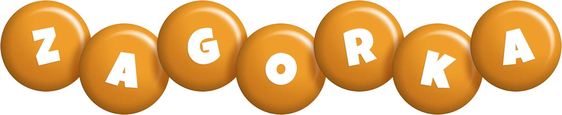 Zagorka candy-orange logo