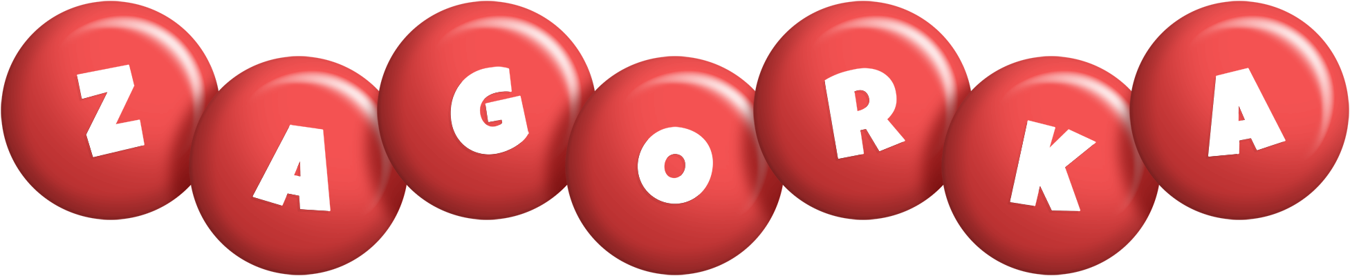 Zagorka candy-red logo