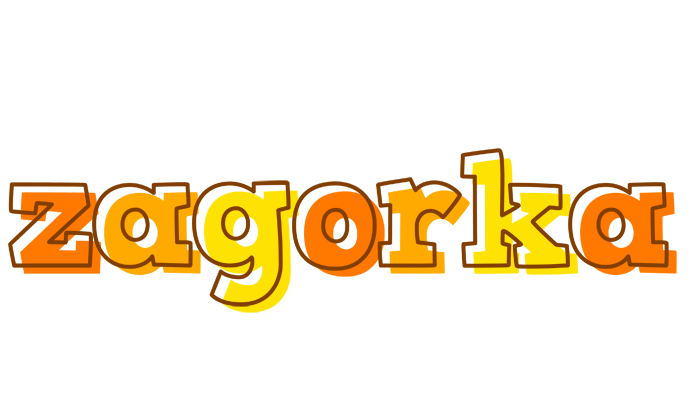 Zagorka desert logo