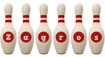 Zagros bowling-pin logo