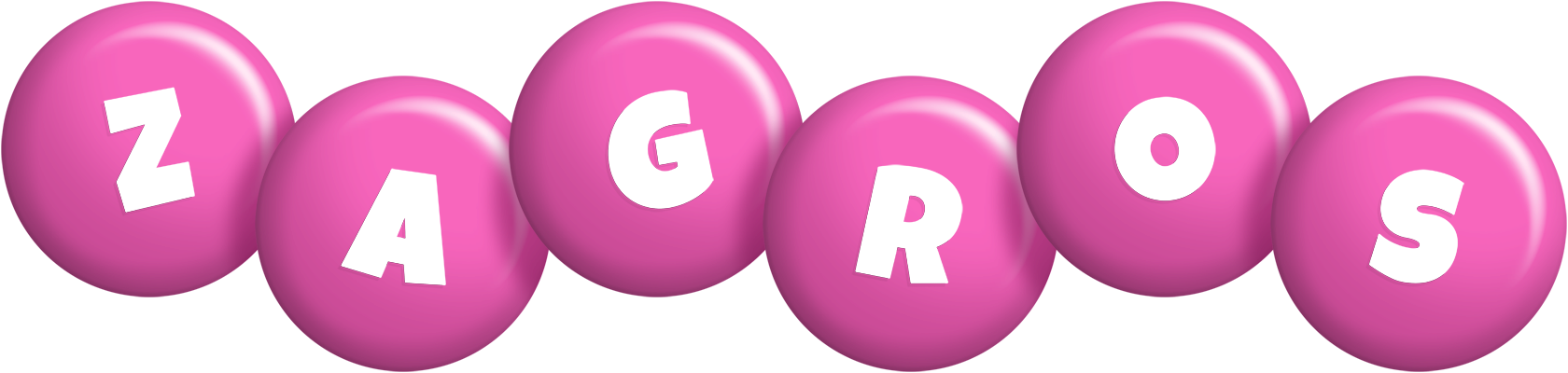 Zagros candy-pink logo