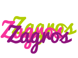 Zagros flowers logo