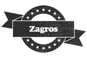 Zagros grunge logo