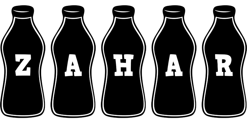 Zahar bottle logo